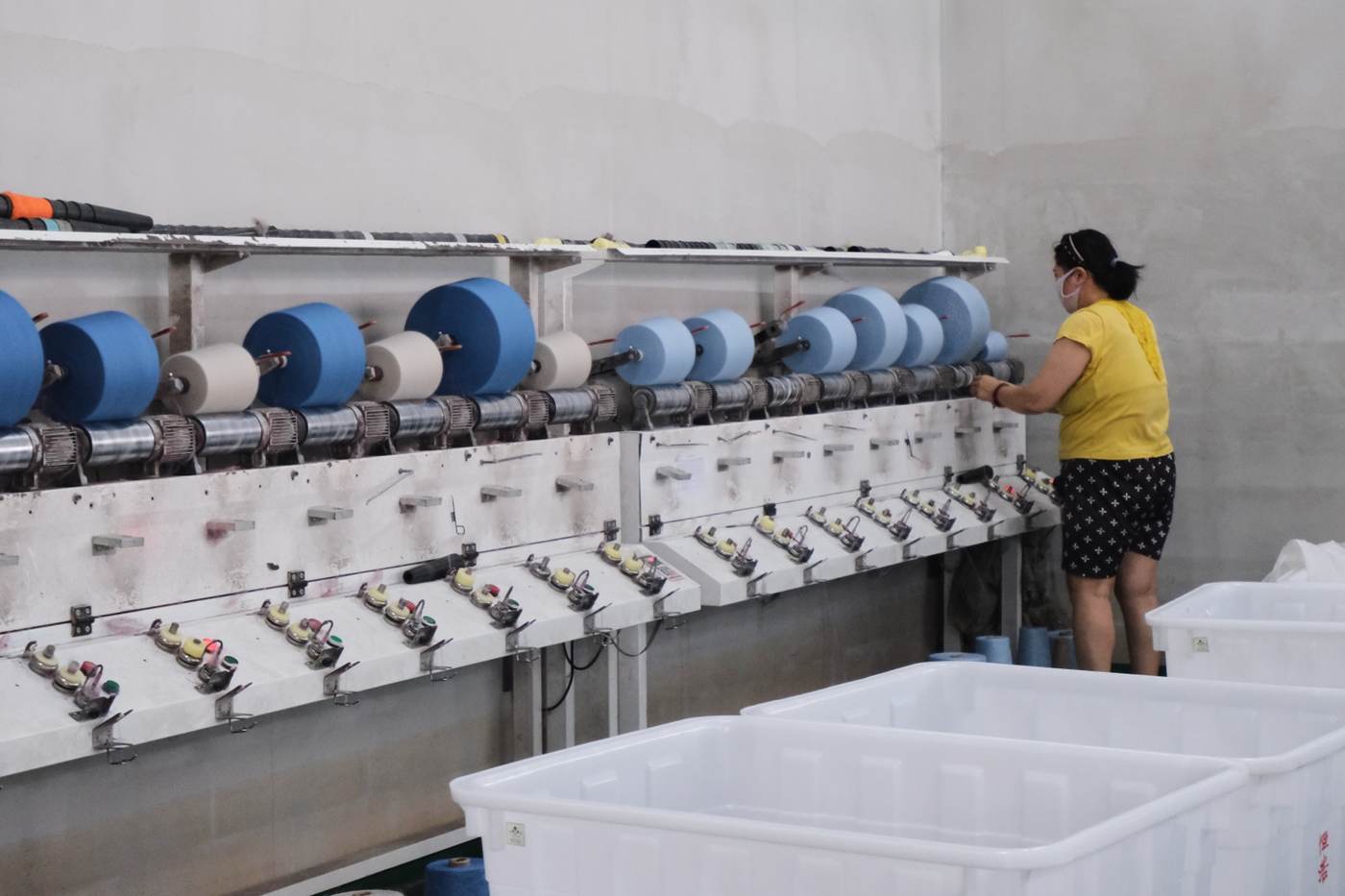 Yarn winding